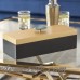 Mercer41 Black/Gold Wood and Resin Decorative Box MRCR6274